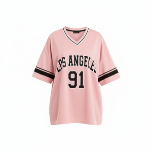 Camiseta Deportiva con Cuello en V, Antibacteriana, Impresión Personalizada, 100% Poliéster, Transpirable, Manga Corta, Diseño de Transferencia Térmica, Ligera - Product Image 6