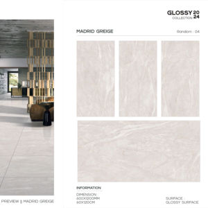 Exclusivo y Lujoso Azulejo de Porcelana Brillante de 600x1200, Formato Grande, Superficie Pulida, para Paredes y Pisos, Uso en Interiores y Exteriores - Product Image 1