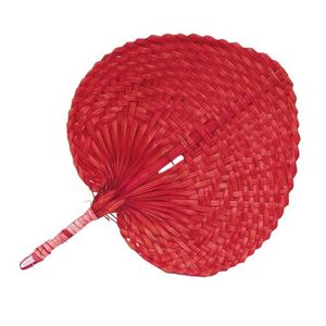 Ventilador de mano de bambú de fábrica, ventilador de hoja de palma para fiesta de verano, evento, decoración de boda, personalizable, listo para enviar - Product Image 1