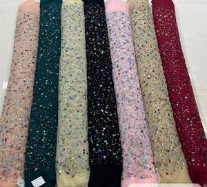 Tissu en résille de luxe léger et transparent, idéal pour les tenues de mariée, les robes de soirée et les robes ethniques de créateurs - Product Image 2