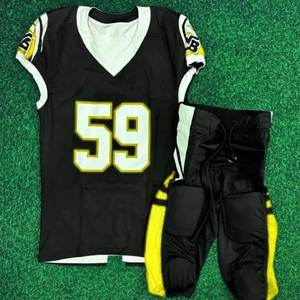 Uniformes de football personnalisés en twill, style vêtements de football américain pour les écoles et les clubs, uniformes de football américain en gros - Product Image 3