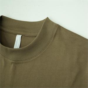 เสื้อยืดทรงบ็อกซี่แบบครอป 300GSM ผ้าสองชั้น พิมพ์ลาย DTG ไร้รอยต่อ ผ้าฝ้าย สำหรับผู้ชาย - Product Image 4