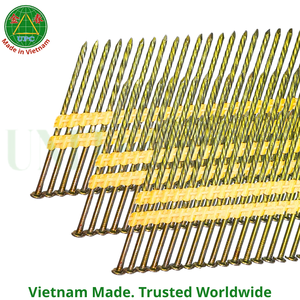 3'' x 0.120 Rust-Resistant Steel Strip <b>Nails</b> From Vietnam with Screw/Smooth Shank for Woodworking | Clavos en tira plástica - Product Image 6