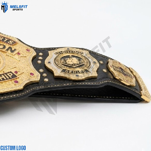 Ceinture de champion sportive Melsfit en gros, personnalisable, réglable, de haute qualité, écologique, avec doublure en coton respirant - Product Image 3