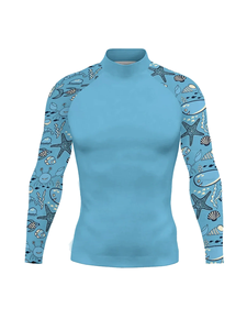 Women's MMA Rash Guard <b>Long</b> Sleeve Modern Style Gym Compression Top - Product Image 3