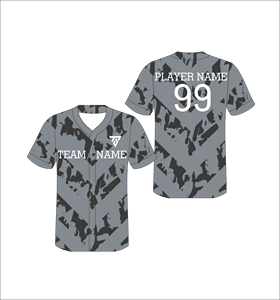 Camiseta de Béisbol Sublimada Personalizada con Camuflaje, Manga Corta, para Hombre Adulto, Secado Rápido, Poliéster, Nombre del Equipo, Jugador 99 - Product Image 3