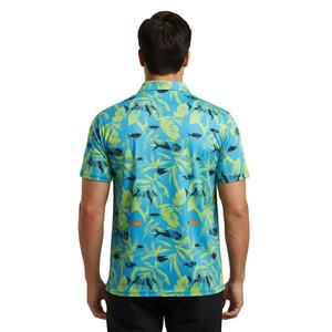 Camiseta de Pesca con Protección UV UPF50+, Camisetas Polo de Talla Grande con Mangas Completamente Sublimadas, Manga Larga, Color Personalizado - Product Image 5