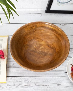 Tazón de Bambú Natural Pulido Estilo Americano Ecológico para Frutas y Ensaladas, Personalizable, Nuevo Modelo para Cocina, Venta Caliente - Product Image 4