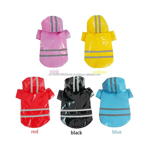 Chubasquero personalizable de verano con estampado floral de poliéster para perros, chubasquero impermeable multicolor para mascotas al aire libre - Product Image 6