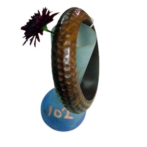 Pulseras de Madera Natural Grabadas Estilo Bohemio 2025, Joyería de Moda de Alta Calidad para Damas, Hechas a Medida en EE. UU. e Italia - Product Image 2