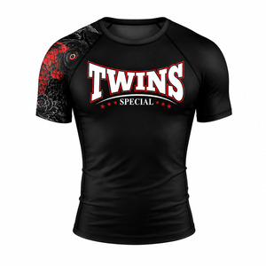 T-shirt de sport à manches courtes pour hommes, vêtements de fitness respirants et à séchage rapide, pour l'entraînement en salle de sport et les routines sportives - Product Image 2