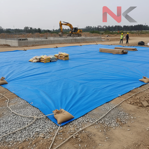 ผ้าใบกันน้ำแบบม้วน ความหนาพิเศษ 70 GSM ป้องกันรังสียูวี กันน้ำ สำหรับงานอุตสาหกรรม โกดัง และใช้งานกลางแจ้ง ส่งออก - Product Image 1