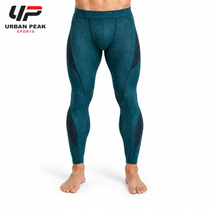 Flexible <b>Men</b> <b>Legging</b> With Body Contouring Shape Soft Fabric And Breathable Construction For Exercise And Fitness Workouts - Product Image 1