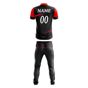 Tenue de cricket par sublimation, kit uniforme de cricket personnalisé, t-shirt avec pantalon, design et logo personnalisés, maillot de cricket - Product Image 6