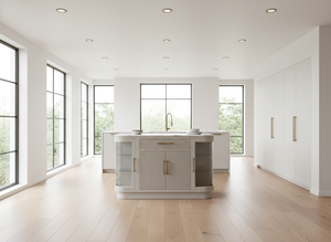 Isla de Cocina, Mueble de Cocina, Silla de Barbero Reclinable, Personalizada, Calidad Premium, Calidad de Exportación, Hecha a Mano, para Interiores - Product Image 3