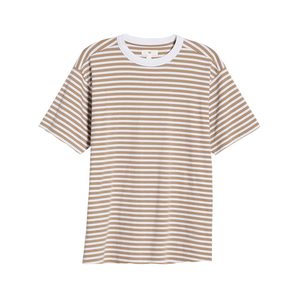 T-shirt promotionnel Terracore pour homme, anti-rides, tricoté, col rond, coupe classique, en tissu éponge, streetwear, avec logo frontal, écologique et respirant - Product Image 5