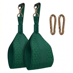 Eco-Friendly Lightweight Adjustable High Stretch Unisex <b>AB</b> Strap Professional Deluxe Slings CrossFit Weight Lifting Cotton - Product Image 5