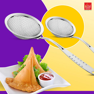 S.S. Latin Frying Zara Écumoire de cuisine à long manche pour aliments frits - Product Image 4