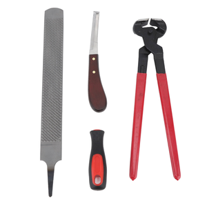 Kit de 4 outils de coupe de sabots réutilisables pour équitation, pinces à sabots, instruments chirurgicaux, ensemble d'outils de toilettage pour bétail - Product Image 6