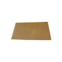 Ruban chauffant flexible en film PET 10x10 pouces, imperméable, en polyester, pour portes de congélateurs