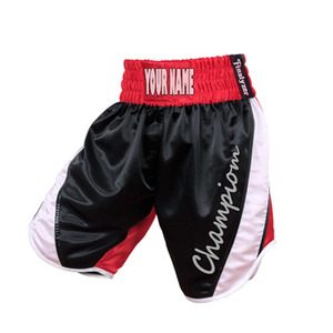 Durable <b>Athletic</b> Boxing Shorts Custom Team Logo Fight Shorts Moisture Wicking Sportswear For Match Competition - Product Image 1