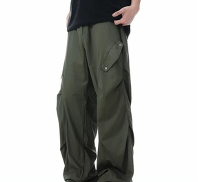 Pantalones Cargo de Mezclilla para Hombre, Estilo Holgado, Oversize, de Algodón, Estilo Trabajo, Venta al Por Mayor, Ligeros, Corte Recto, Vintage - Product Image 4