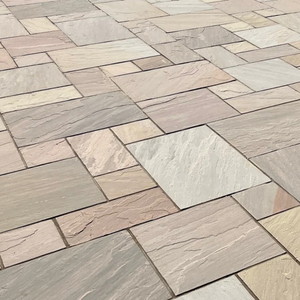 Carreaux de grès brun automnal pour sols de cour, allées de jardin, patios et espaces extérieurs modernes - Product Image 5