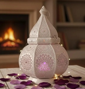 OEM Manufacturer Metal <b>Candle</b> <b>Lantern</b> With Glass <b>Candle</b> Holder <b>For</b> Living Room Bedroom Patio Balcony And <b>Outdoor</b> Decoration - Product Image 1