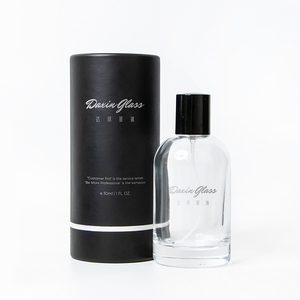 30ml 50ml 100ml Round Empty Luxury Parfum Packaging <strong>Bottle</strong> <strong>Spray</strong> Atomizer Glass <strong>Perfume</strong> <strong>Bottle</strong> with Black Cap - Product Image 2