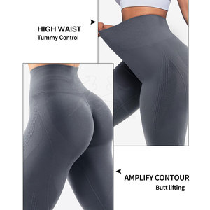 Soft Fabric <b>Women</b> Ruched <b>Back</b> Yoga Legging Lightweight Material <b>Women</b> Ruched <b>Back</b> Yoga Legging Sports Fashion - Product Image 6