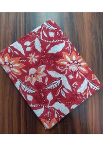 Tissu imprimé de fleurs chinoises en coton pur, imprimé à la main - Product Image 5