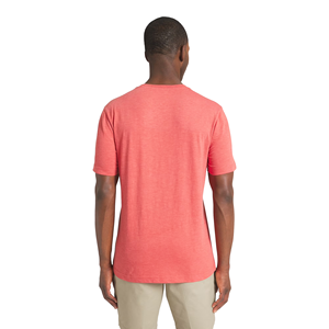 เสื้อยืดสีพื้นดีไซน์เฉพาะตัว โลโก้สั่งทำได้ ทรงเข้ารูป คอโอ สำหรับฤดูร้อน สีดำ มีกระเป๋าเสื้อ สำหรับผู้ชาย จากบังกลาเทศ - Product Image 6