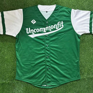 เสื้อเบสบอลผู้ใหญ่และเยาวชน แขนสั้น โพลีเอสเตอร์ ผู้ชาย กระดุมหกเม็ด สั่งทำได้ตามต้องการ แบบซับลิเมชั่น ขายส่ง ชุดยูนิฟอร์มเบสบอล - Product Image 1