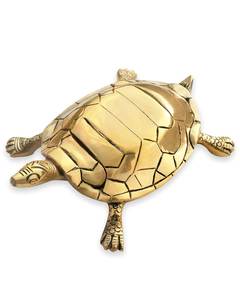 Centre de table exclusif en métal en forme de tortue pour une mise en scène artistique de table et une utilisation décorative comme accent de maison. - Product Image 1