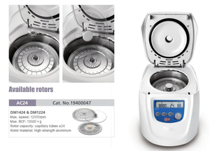 Centrífuga de Laboratorio de Alta Velocidad DM1424, 12000 RPM, Unidad de Diagnóstico Veterinario Digital de Sobremesa - Product Image 2