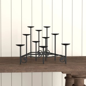 Candelabro de Metal Vintage de Cinco Brazos para Decoración del Hogar y Ocasiones Especiales - Product Image 2