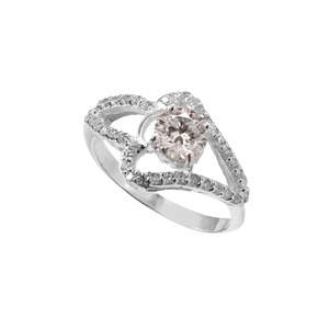 Anillo de Plata de Ley 925 con Moissanita en Forma Redonda, Regalo para Boda, Compromiso y Aniversario - Product Image 3