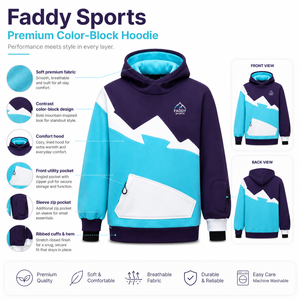 Sudadera con Capucha Impermeable Personalizada para Snowboard, para Hombre y Mujer, Forro Polar Térmico, Sudadera de Esquí, Chaqueta Holgada para Deportes de Montaña de Invierno - Product Image 6