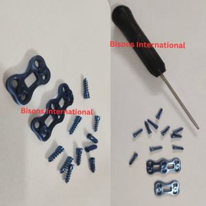 BISONS Wholesale Medical Grade Titanium <b>Bone</b> Screw and Plate Set Orthopedic Trauma Fixation Implant Kit - Product Image 1