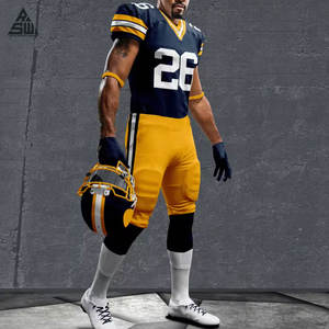 Uniformes de Entrenamiento de Fútbol Americano Personalizados para Equipos, Tallas Grandes, Tela Ecológica de Alta Calidad - Product Image 6