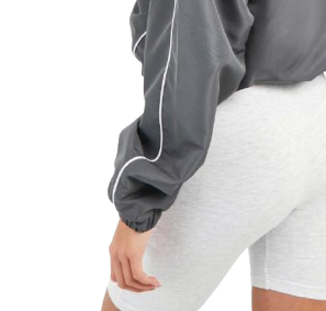 Chaqueta Cortavientos de Alto Rendimiento con Estilo Personalizado para Chicas, Último Diseño, Hombros Caídos, Corta, de Poliéster - Product Image 4
