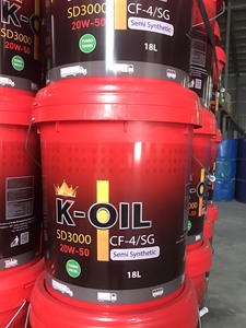 Aceite para motor diésel K-OIL SD3000 20W50 API CF-4, lubricantes semisintéticos de alta calidad con aceite base para motores diésel - Product Image 3