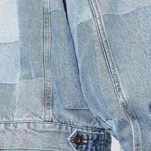 Nueva Colección de Invierno, Chaqueta Vaquera para Hombre con Diseño Increíble, Color Deslavado, Chaqueta Vaquera para Hombre con Estampado Elegante en Tela de Algodón - Product Image 6