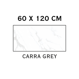 Azulejos de lujo Carra Grey de porcelana 60x120 cm con acabado brillante para paredes y suelos interiores, imitación de piedra con textura minimalista. - Product Image 1