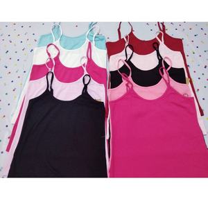 Women's Navy <b>Blue</b> Knitted Strapless Tank <b>Top</b> Casual Solid Color Regular Length Plain Dyed Style - Product Image 4