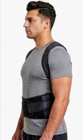 Ceinture de Soutien Lombaire Professionnelle Ajustable en Néoprène Flexible avec Impression Lumineuse et Fermeture Auto-agrippante pour une Protection Essentielle