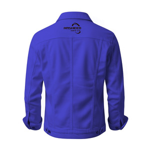 Ropa Exterior de Mezclilla para Hombre con Costuras en Contraste y Bolsillos, Diseño Personalizado, Marca Privada, Proveedor Mayorista, Fabricante - Product Image 6