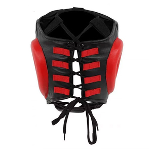 Custom Logo Kickboxing Headguards Martial Arts Boxing <b>Training</b> Leather <b>Head</b> Guard Personalized Face Protector Helmet for Boxing - Product Image 5