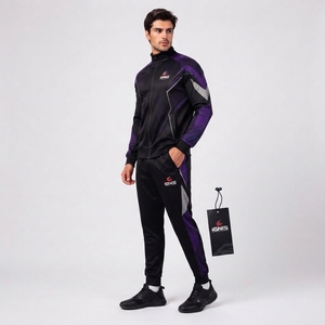 Conjunto Deportivo Moderno para Hombre, Chaqueta y Pantalones a Juego Diseñados para Brindar Comodidad, Flexibilidad, Movilidad y Durabilidad - Product Image 5