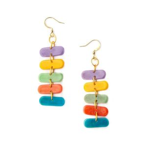 Premium Handmade Resin <b>Earrings</b> with Unique Floral and Decorative Patterns, Elegant Lightweight - Product Image 1